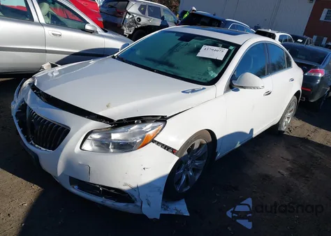 2013 Buick Regal Turbo - Premium 1 z USA, uszkodzony, nr VIN 2G4GS5EVXD9209277